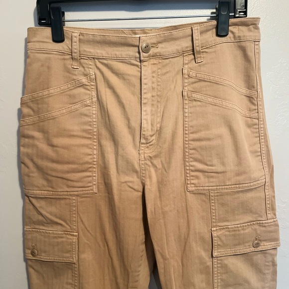 Madewell The Garment-Dyed '90s Straight Cargo Pant in Sand Dune Women's 29 - Picture 4 of 16